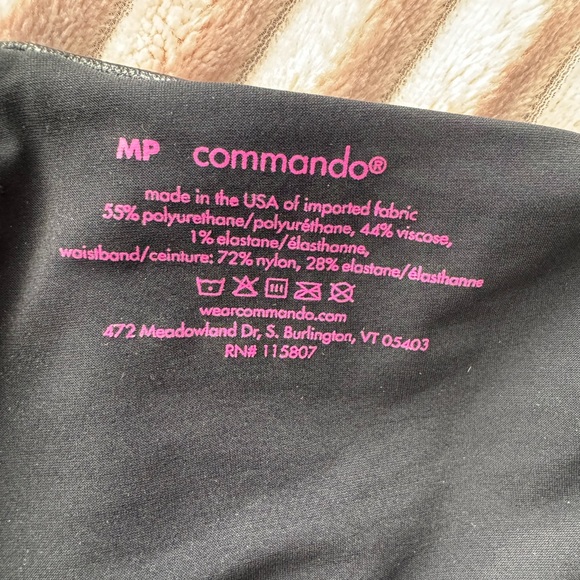 Commando women’s medium petite faux leather leggings - Picture 5 of 9